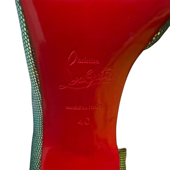 Christian Louboutin Iridescent Heels | Very Good Condition - Picture 9 of 14